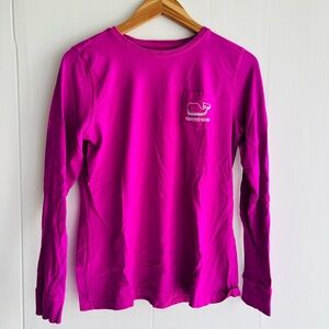 Vineyard Vines Fuchsia Pocket Tee